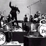 The Band "Rich and Gene Krupa" using a Blum Cowbell