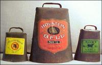 3 of Blum's Famous Cowbells in Great Condition